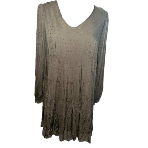 Papermoon Dresses & Skirts - Green Tiered Babydoll Mini Dress, Women’s New with Tags